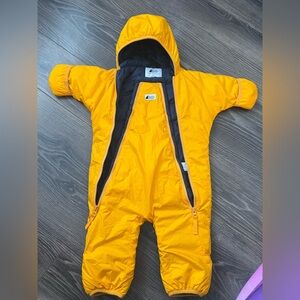 MEC Yellow Baby Snowsuit with hood